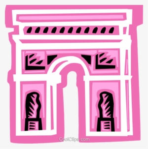 Arc De Triomphe Royalty Free Vector Clip Art Illustration