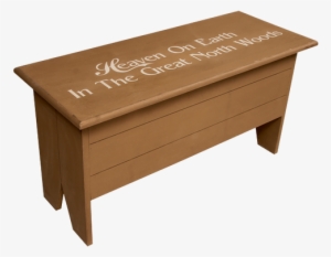 Shown In Old Toffee With Optional Lettering From A - Large Storage Bench