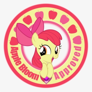 Absurd Res, Adorabloom, Apple Bloom, Approved, Circle, - Little Pony Cute Circle Background