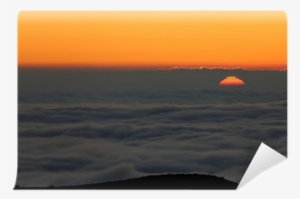 Sunset Over Sea Of Clouds Wall Mural • Pixers® • We - Sunset