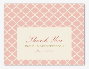 Fit For Royalty Pink Thank You Card Flat - Halifax Map
