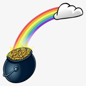 Rainbow With Pot O' Gold Sprite 002 - Portable Network Graphics