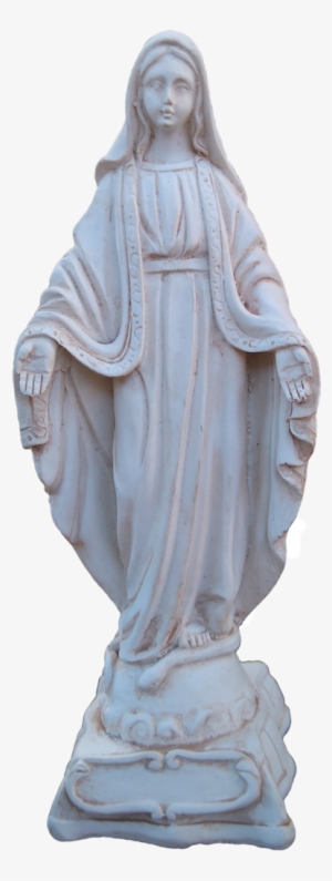Virgin Mother Mary 14cm *square Base - Statue