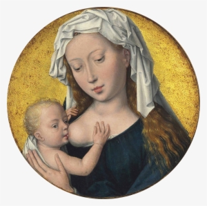 The Virgin Mary Nursing The Christ Child - Virgin Mary Hans Memling