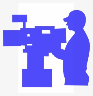 Camera Man Silhouette - Cinematographe Png