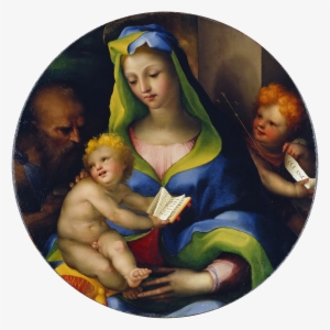 The Holy Family With Young Saint John - Domenico Beccafumi