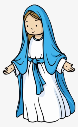 Mary And Gabriel Clipart - Mary Mother Of Jesus Clip Art