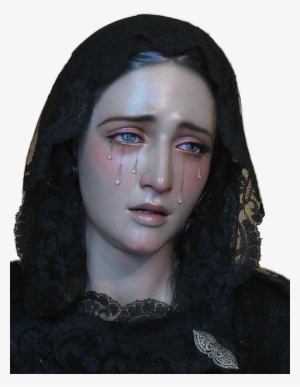 Mary Virginmary Religion Crying Aesthetic Tumblr - Maria Santisima De La Victoria