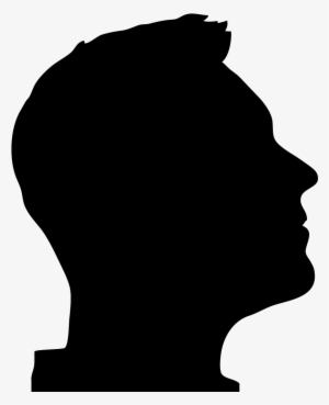 Face Silhouette Png - Man Face Profile Silhouette