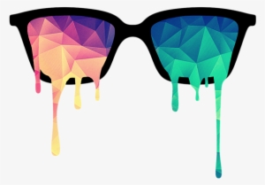Click And Drag To Re-position The Image, If Desired - Psychedelic Glasses Png