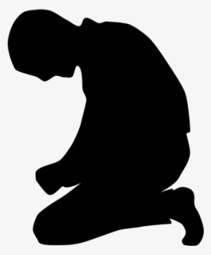 Prayer Silhouette Man - Silhouette Of Man Kneeling