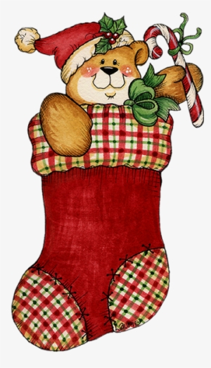 A Christmas Stoking - Transparent Png Clipart Christmas
