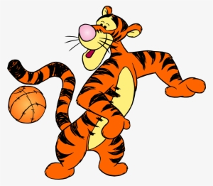 Winnie The Pooh Tigger With Ball Png Clip Art