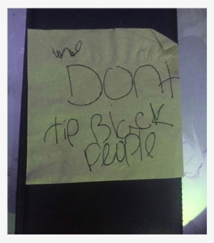 diners leave kentucky applebee's waitress racist note - paper