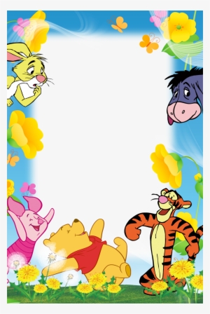 Frames Png Infantil (1070×1600) - Winnie The Pooh Border
