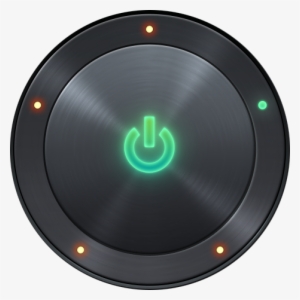 Power Button On With Sleceted Field - Power Button Transparent Png