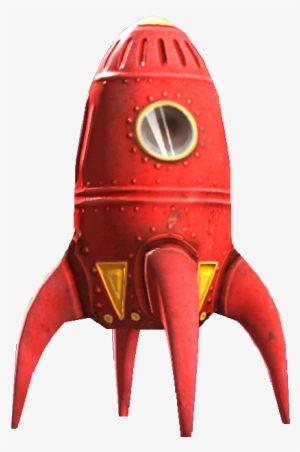 Toy Rocketship - Red Rocket Toy Fallout 4