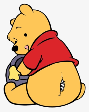 winnie eating honey - winnie-the-pooh