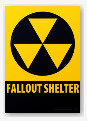 Download Fallout Shelter Sign Clipart Cold War Fallout - Fallout Shelter Sign
