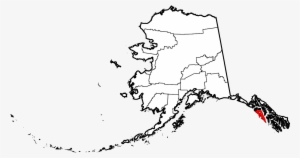 Map Of Alaska Highlighting Sitka City And Borough - Devils Thumb Alaska Map