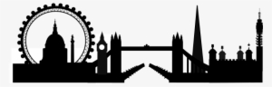 London Clipart Skyline - Silhouette Of London