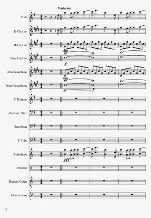 Bring Me To Life Band Style Sheet Music 2 Of 30 Pages - Welcome To The Black Parade Clarinet