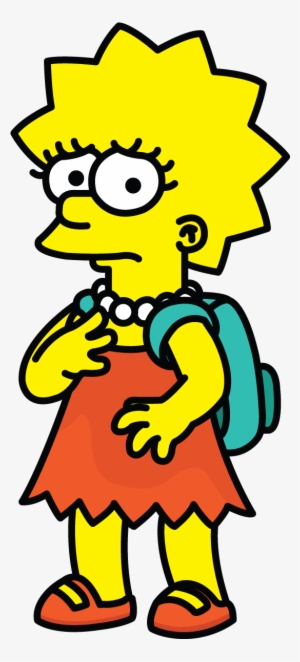 Royalty Free Library Lisa The Simpsons Http Drawingmanuals - Lisa Simpson Drawing Simple