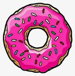 Tumblr Donut Homer Simpsons - Simpsons Donut Transparent
