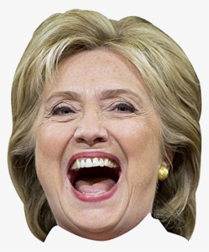 Hillary Clinton Png - Hillary Clinton Mask By Rapmasks 15 X 10 Waterproof