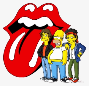 Homer Simpson - Los Simpsons Rolling Stones