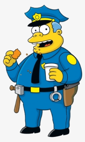 Chief Wiggum - Simpsons Polizist