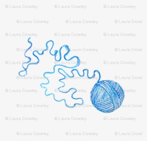 Blue Yarn Ball - Diagram