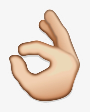 Hand Emoji Png Transparent Image - Finger Circle Emoji