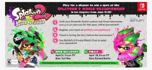Learn How To Register Your Team, Along With One Alternate - Splatoon 2 Us Canada Inkling Open