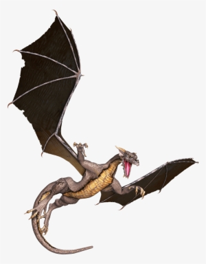 Download - Dragon Flying Transparent