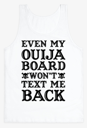 Even My Ouija Board Won't Text Me Back Tank Top - 3drose The Beach Words With Sea Life, Wall Clock, 10