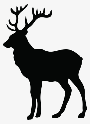 Stag Silhouette Png Transparent Clip Art Image - Stag Silhouette Png