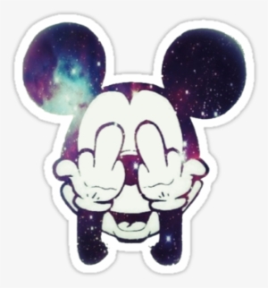 By Pirruswag - Mickey Mouse With Middle Finger