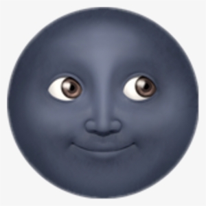 Emoji Emojis Ios Ios11 Moon Whatsapp Blackmoon