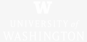 White Stacked Signature - University Of Washington Logo White
