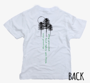 Be Like A Tree Bamboo Organic Cotton Kids White T-shirt - Child