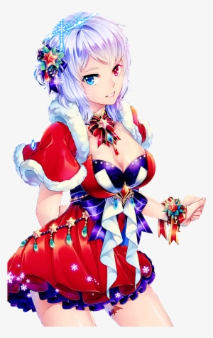 Png - Christmas Anime Girl Render