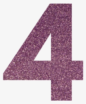Lavender - Purple Glitter Number 4