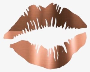 Lips - Rose Gold Instagram Background