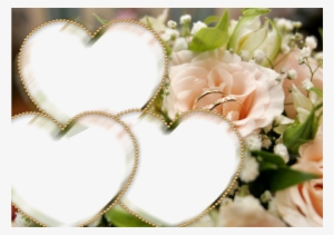 Wedding Photo Frames For Photoshop Free Download Frame - Bouquet For Ring