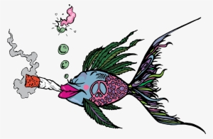 Bud Fish, Marijuana Clothing, Weed Shirt, Weed T Shirt, - Marijuana Art Png