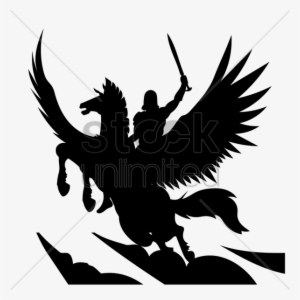 Silhouette - Warrior Stencil