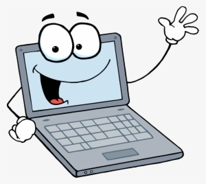 Laptop Animation Cartoon Clip Art Cartoon Computer - Computer Cartoon