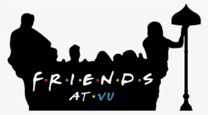 F - R - I - E - N - D - S At Vu Club - Friends Tv Show Silhouette