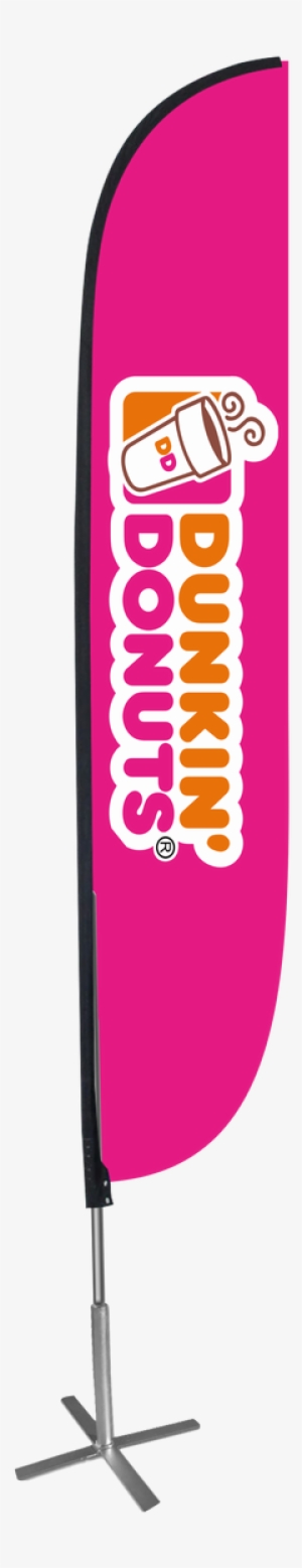 Dunkin' Donuts Feather Flag Pink - Dunkin Donuts Ground Coffee Smores (11 Oz)